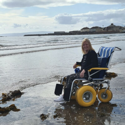 Ardrossan South Beach Wheelers beach access